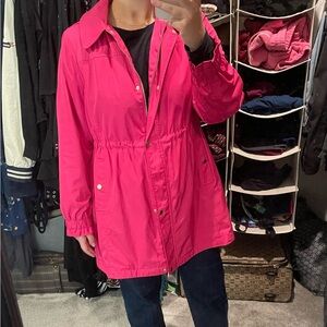 Kate Spade New York Hot Pink Raincoat